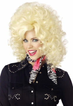 Country Western Diva Costume Wig - Blonde
