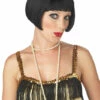 Flirty Flapper Costume Wig - Black -Fantasy Fits Sales 70443 full 1