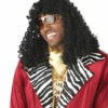 Super Pimp Costume Wig - Black -Fantasy Fits Sales 70474 full 1