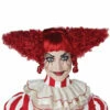 Creepy Clown Adult Wig (Red)