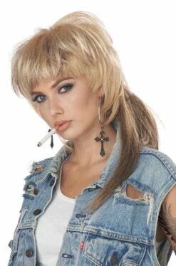 The Femullet Adult Wig (Blonde)