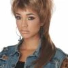 The Femullet Adult Wig (Brown) -Fantasy Fits Sales 70951 full 1