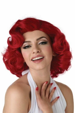 Hollywood Glamour Adult Wig (Red)