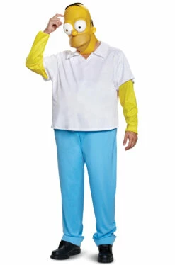 2018 Homer Deluxe Adult Costume