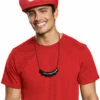 Mario Hat & Moustache Necklace Accessory Kit 1 Mario Hat & Moustache Necklace Accessory Kit -Fantasy Fits Sales D67805 full 1