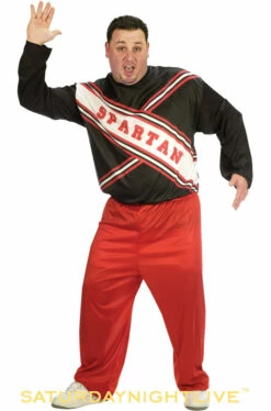 Male Spartan Cheerleader Plus Size Costume
