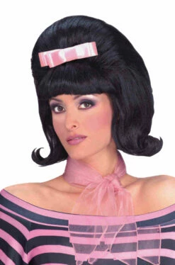 Bouffant Wig (Black)