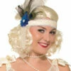 Peacock Flapper Headband (Beige) 2 Peacock Flapper Headband (Beige) -Fantasy Fits Sales FM73206 full 1