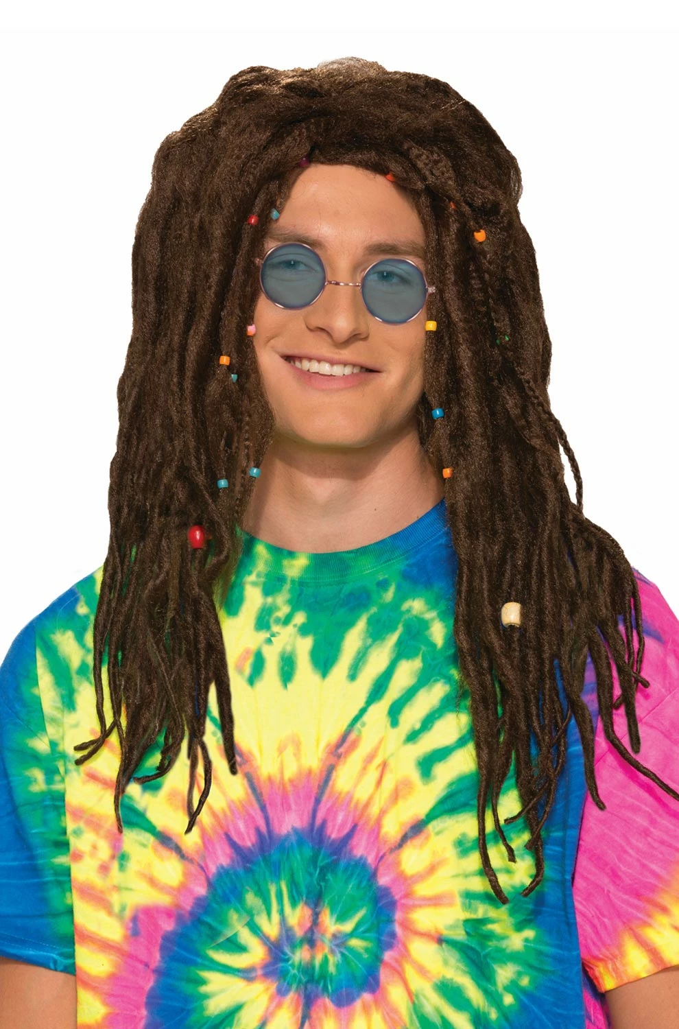 Hippie Dreads Adult Wig (Brown) 3 Hippie Dreads Adult Wig (Brown)