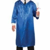 Graduation Robe Adult Costume (Blue) -Fantasy Fits Sales FM80064 full 1