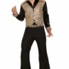 Gold Disco King Adult Costume 1 Gold Disco King Adult Costume -Fantasy Fits Sales FM80918 full 1