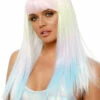 Pastel Ombre Adult Wig -Fantasy Fits Sales LA2855 full 1