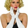 Luxurious Satin Gloves (White) -Fantasy Fits Sales R8561 full 1