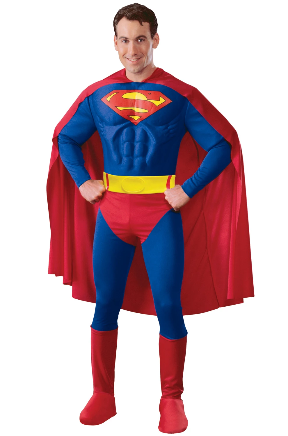 Deluxe Muscle Chest Superman Adult Costume 3 Deluxe Muscle Chest Superman Adult Costume