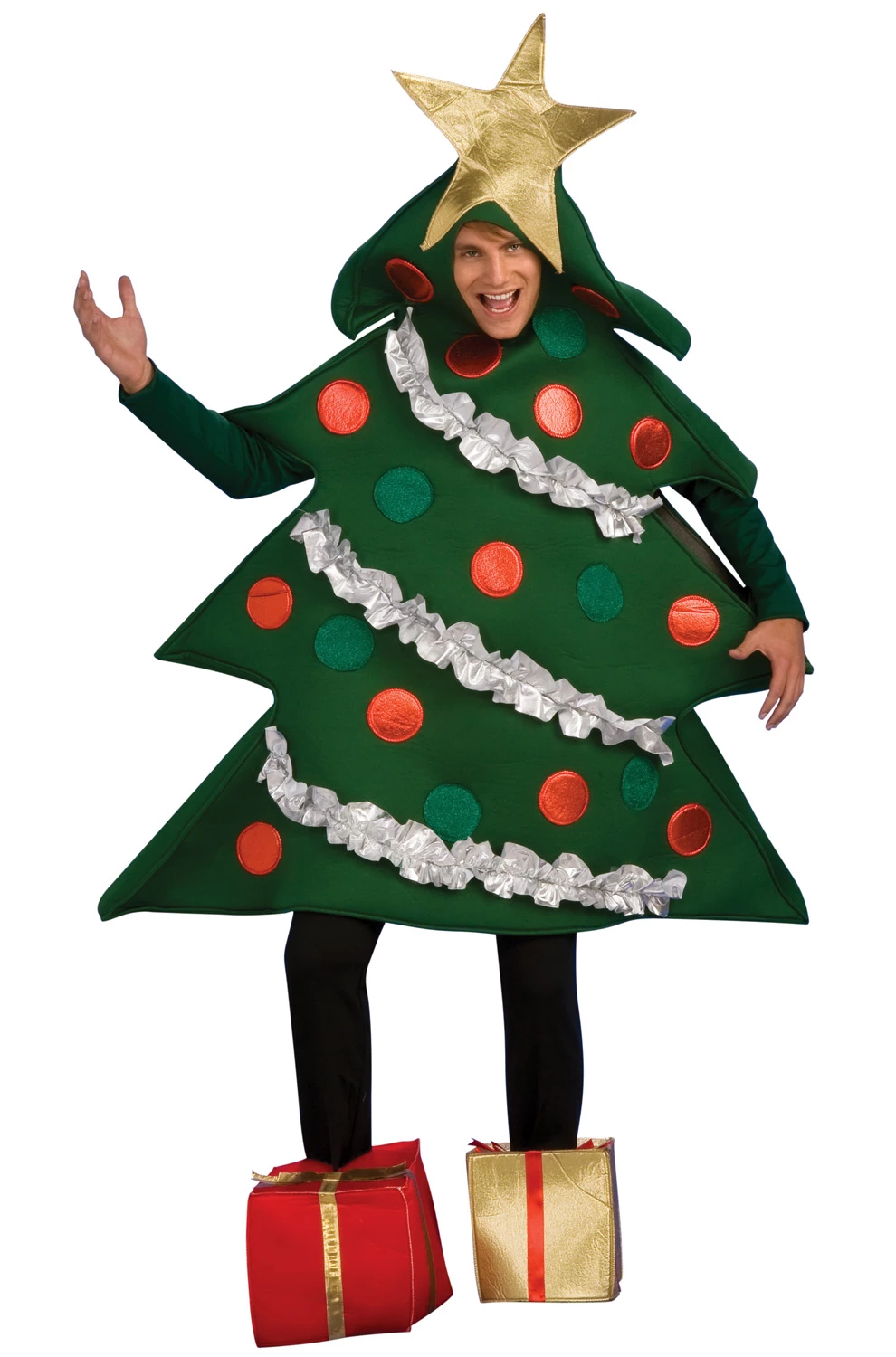 Holiday Christmas Tree Adult Costume 3 Holiday Christmas Tree Adult Costume